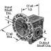 Flexible-Mount Right-Angle Speed Reducer