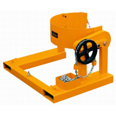 Chain Powered Fork Mounted Drum Carrier & Rotator